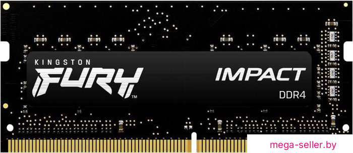 Оперативная память Kingston FURY Impact 8GB DDR4 SODIMM PC4-25600 KF432S20IB/8