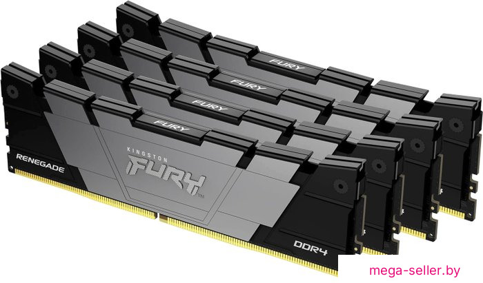 Оперативная память Kingston FURY Renegade 4x32ГБ DDR4 3200 МГц KF432C16RB2K4/128
