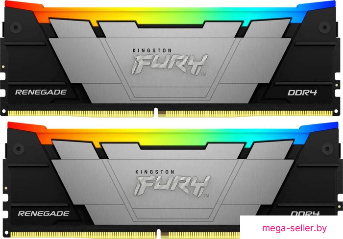 Оперативная память Kingston FURY Renegade RGB 2x32ГБ DDR4 3200 МГц KF432C16RB2AK2/64