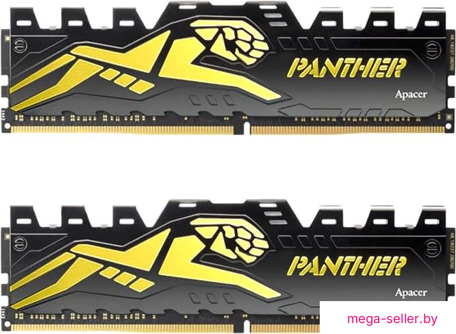 Оперативная память Apacer Panther Golden 2x8ГБ DDR4 3200 МГц AH4U16G32C28Y7GAA-2