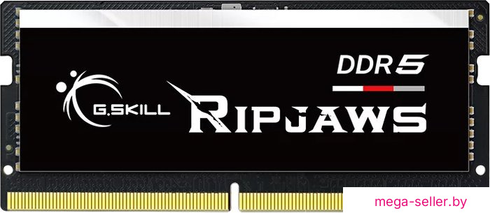 Оперативная память G.Skill Ripjaws 32ГБ DDR5 SODIMM 5600МГц F5-5600S4040A32GX1-RS