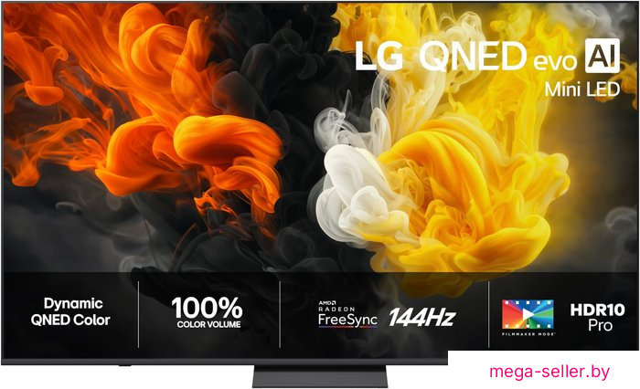 MiniLED телевизор LG QNED evo AI QNED83 75QNED83B6A