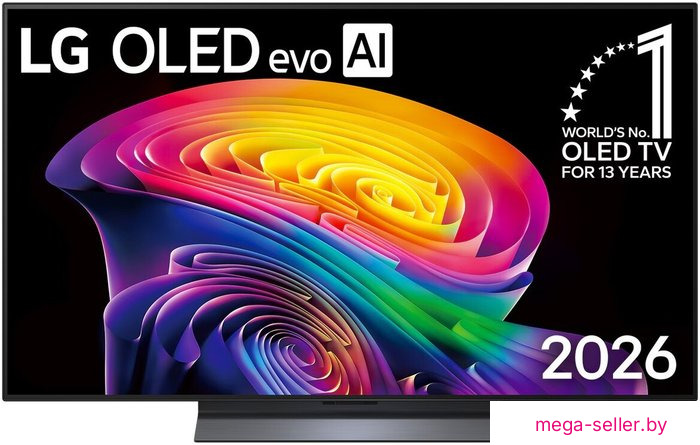 OLED телевизор LG OLED evo AI C6 OLED48C6RLA