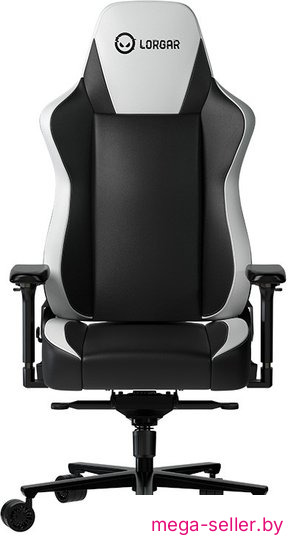 Игровое (геймерское) кресло Lorgar Base 311 (черный/белый)
