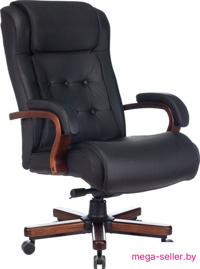 Офисное кресло Бюрократ T-9926WALNUT (черный)