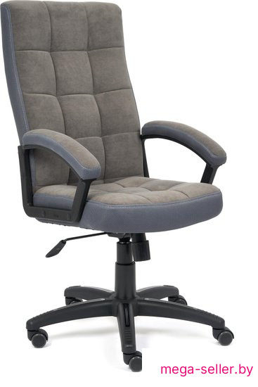 Офисное кресло TetChair Trendy (флок/ткань, серый)
