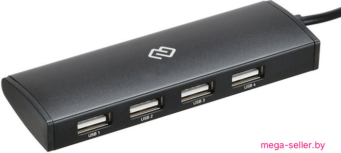 USB-хаб Digma HUB-4U2.0-UC-B