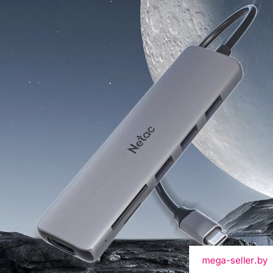USB-хаб Netac WF14 NT08WF14-30GR
