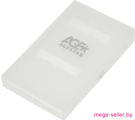 Бокс для накопителей 2.5" AgeStar SUBCP1 White