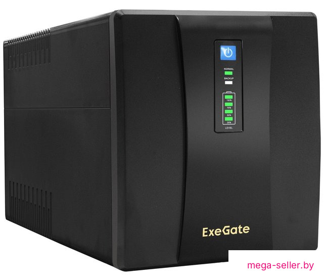 Источник бесперебойного питания ExeGate UNB-1500.LED.AVR.EURO.RJ.USB EP212521RUS