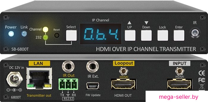 Удлинитель по витой паре Shinybow SB-6800T