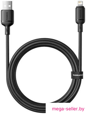 Кабель Baseus Silky Series Fast Charging Cable USB Type-A - Lightning (2 м, черный)