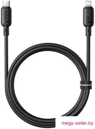 Кабель Baseus Silky Series Fast Charging Cable USB Type-C - Lightning (1 м, черный)