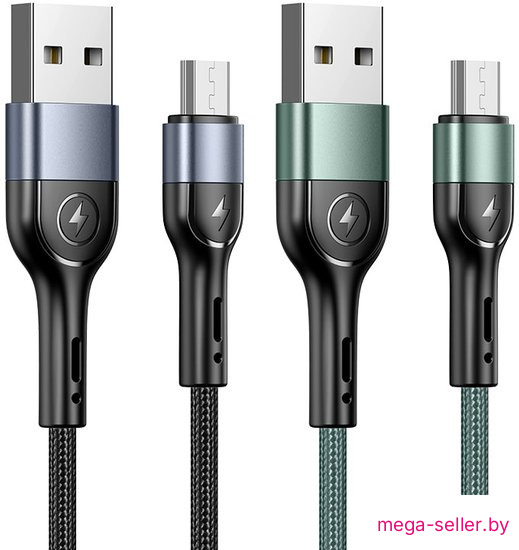 Кабель Usams U55 MicroUSB US-SJ450 (черный)