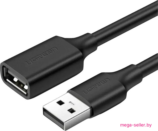 Удлинитель Ugreen US103 10313 USB Type-A - USB Type-A (0.5 м, черный)
