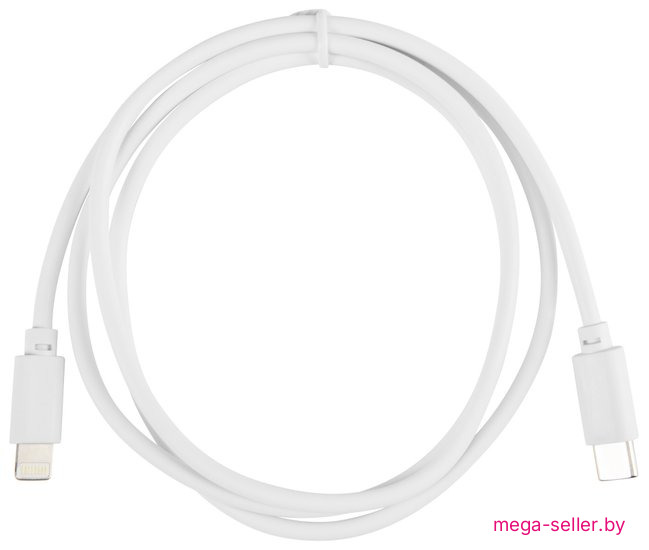 Кабель Buro USB Type-C Lightning PD18W (1 м, белый)