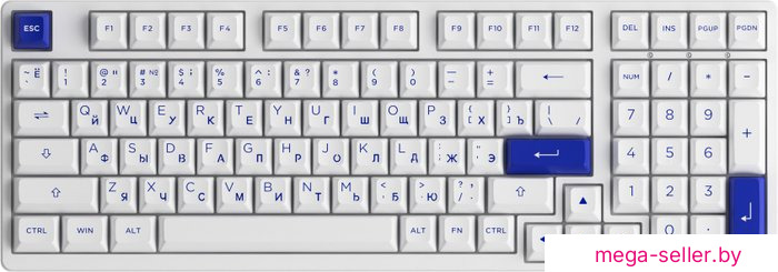 Клавиатура Akko 3098N Blue & White (TTC Honey)