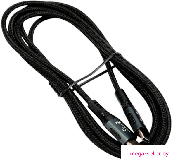 Кабель Cablexpert ССP-USB2.0-240W-2M USB Type-C -USB Type-C (2 м, черный)