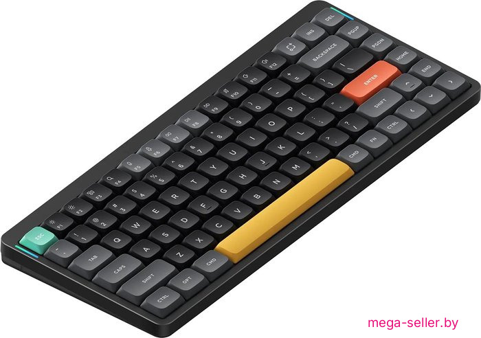 Клавиатура NuPhy Air75 V2 Basalt Black (NuPhy Low Profile Cowberry, нет кириллицы)