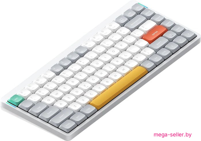 Клавиатура NuPhy Air75 V2 Ionic White (NuPhy Low Profile Aloe)