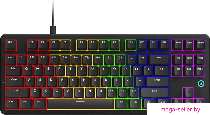 Клавиатура Ajazz AK870 V2 (черный, Ajazz Red)