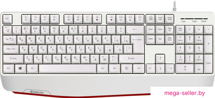 Клавиатура Defender Atom HB-546 (белый)