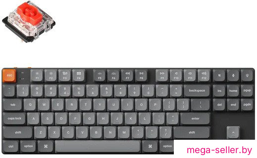Клавиатура Keychron K1 Max RGB K1M-H1-RU (Gateron Low Profile Red 2.0)
