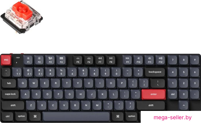 Клавиатура Keychron K13 Pro RGB K13P-H1-RU (Gateron Low Profile Red)