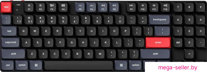 Клавиатура Keychron K13 Pro RGB K13P-H2-RU (Gateron Low Profile Blue)