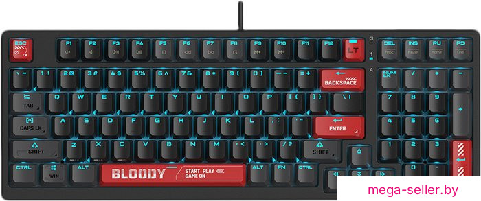Клавиатура A4Tech Bloody AT98 (черный/красный)