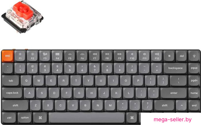 Клавиатура Keychron K3 Max RGB K3M-H1-RU (Gateron Low Profile Red)
