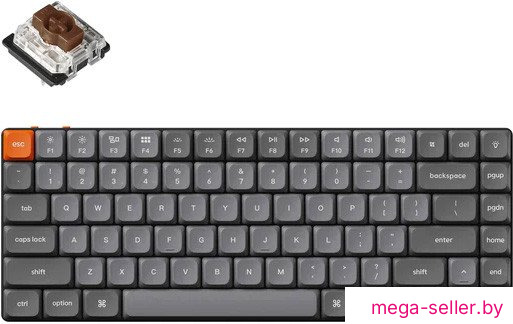 Клавиатура Keychron K3 Max RGB K3M-H3-RU (Gateron Low Profile Brown 2.0)