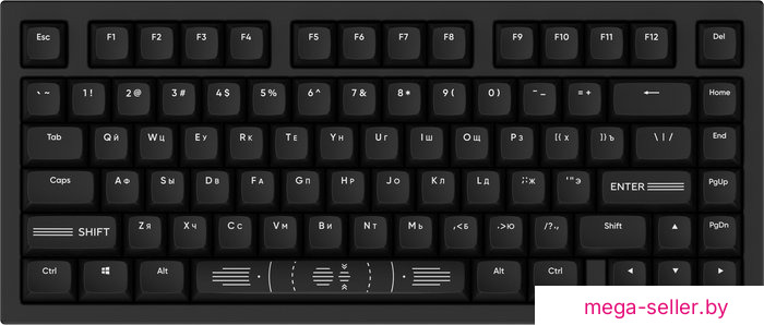 Клавиатура Дарк Проджект CM81 Zeno (g3ms Sapphire, черный)