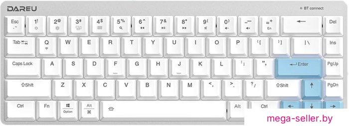Клавиатура Dareu EK868 (Kaihl Brown switch, White-Blue)