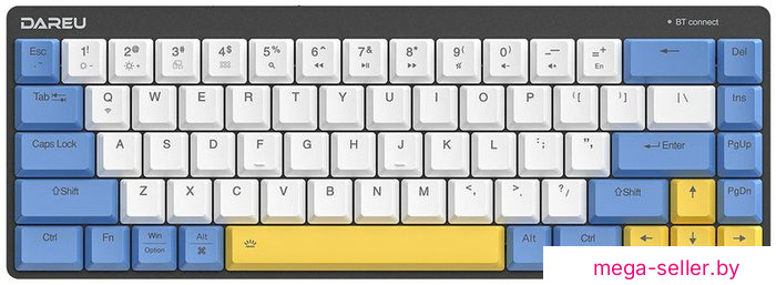 Клавиатура Dareu EK868 (Kaihl Red, White-Blue-Yellow)
