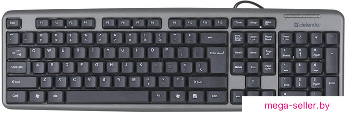 Клавиатура Defender Element HB-520 PS/2 RU (серый)