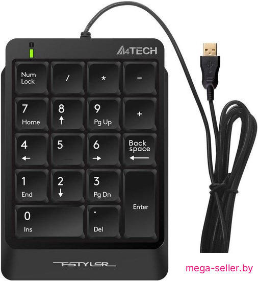Цифровой блок A4Tech FK13P (черный)