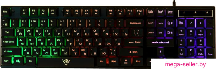 Клавиатура Nakatomi KG-23U (черный)