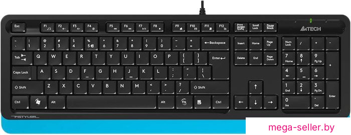 Клавиатура A4Tech Fstyler FK10 (черный/синий)