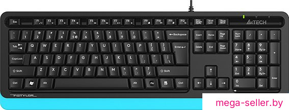 Клавиатура A4Tech Fstyler FKS10 (черный/синий)