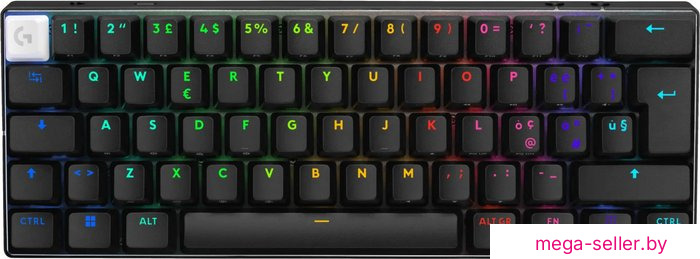 Клавиатура Logitech G Pro X 60 Lightspeed GL Tactile 920-011915 (черный, нет кириллицы)