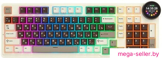Клавиатура Royal Kludge N99 Mokko Grey (RK Violet)