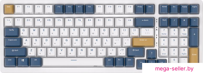 Клавиатура Royal Kludge RK98 RGB Klein Blue (RK Brown)