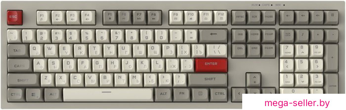 Клавиатура Ritmix RKB-508BL (серый/белый)