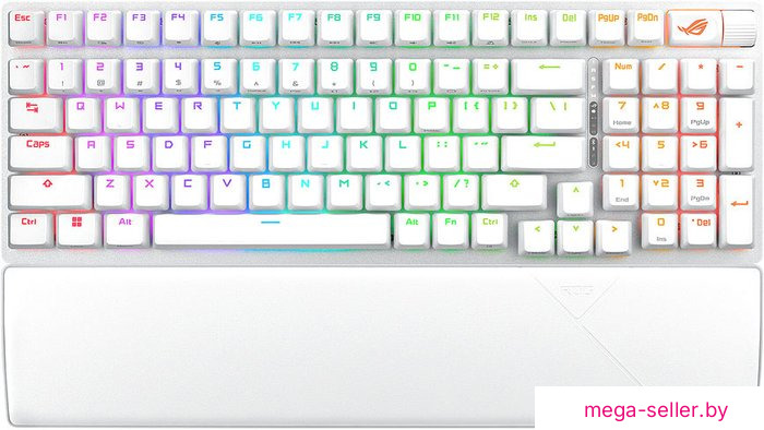 Клавиатура ASUS ROG Strix Scope II 96 Wireless Moonlight White (NX Snow)