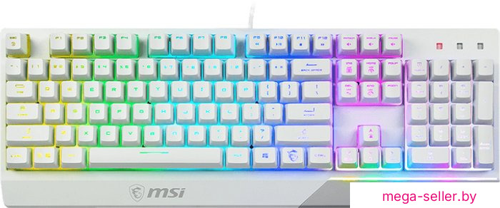 Клавиатура MSI Vigor GK30 (белый)