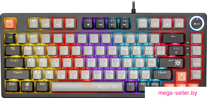 Клавиатура Defender Wildfire GK-213 (серый/черный)