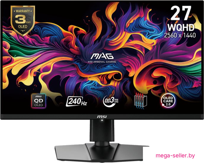 Игровой монитор MSI MAG 271QPX QD-OLED E2