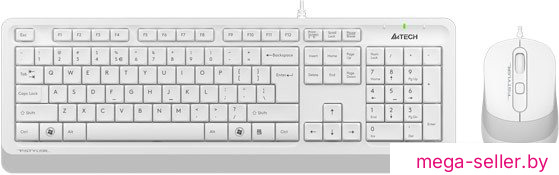 Офисный набор A4Tech Fstyler F1010 (белый/серый)