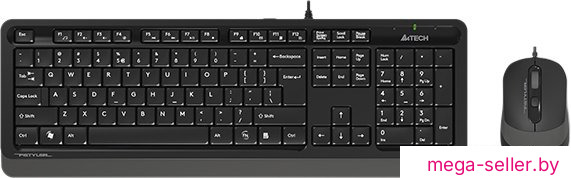 Офисный набор A4Tech Fstyler F1010 (черный/серый)